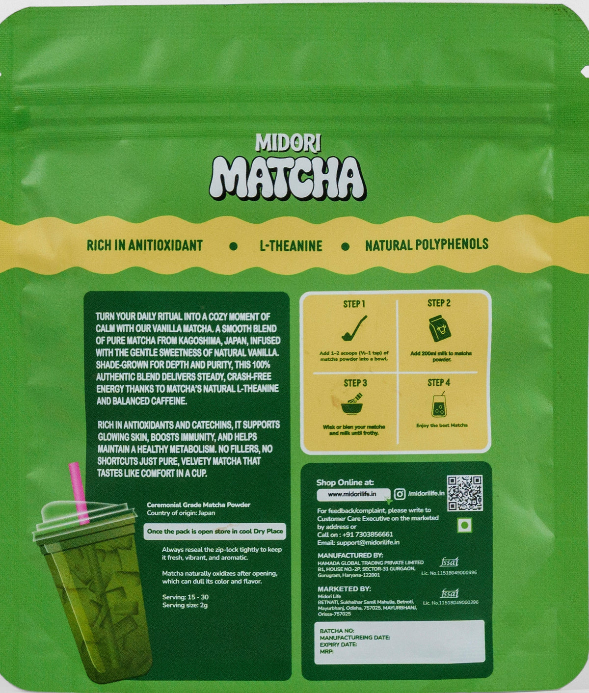 Vanilla Matcha