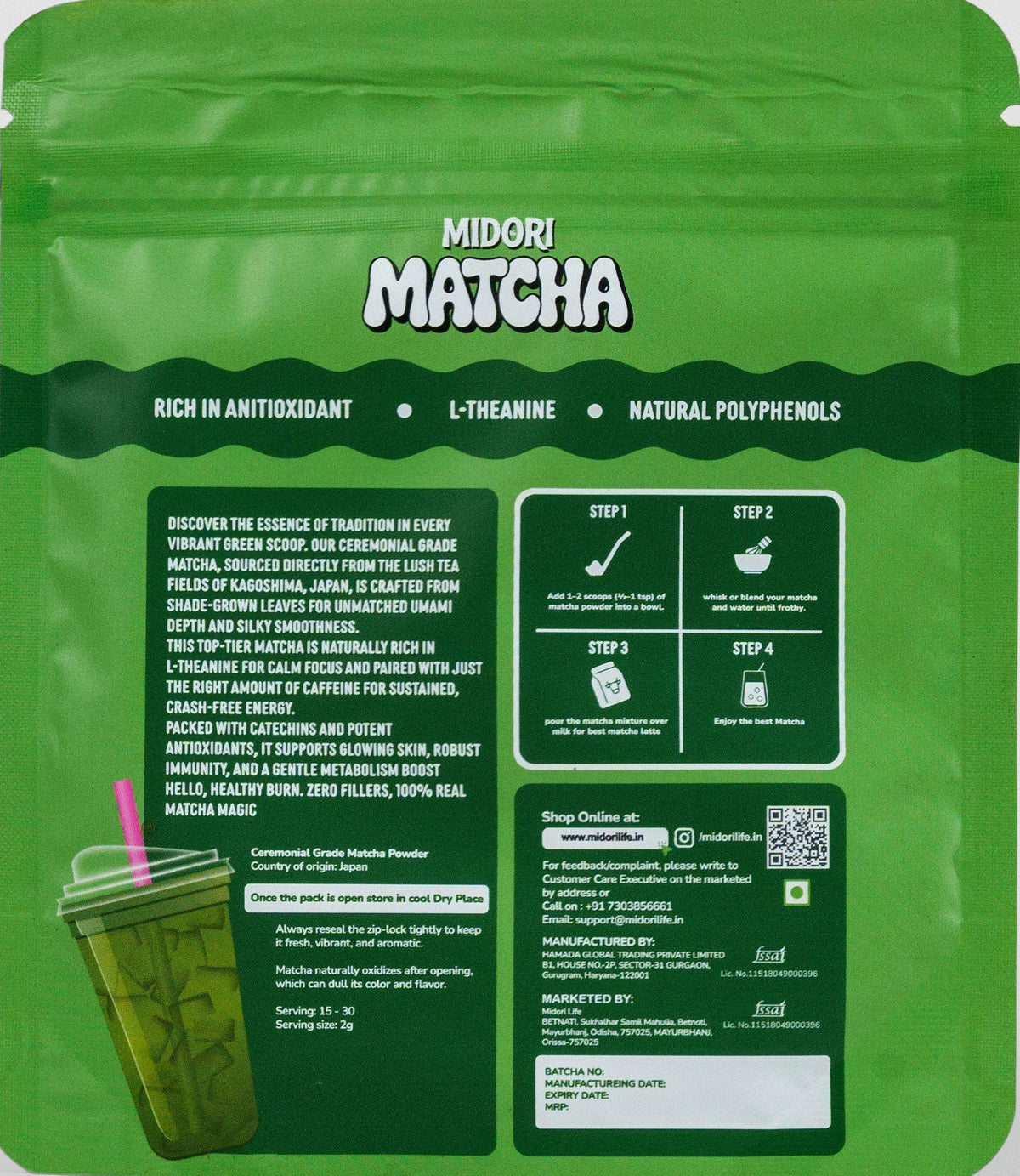 Ceremonial Grade Matcha