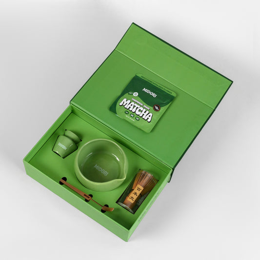 Essentials kit with Ceremonial Grade. Matcha